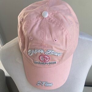 NFL Women’s pink cap commemorating Pittsburgh Steelers XL win NWT OS